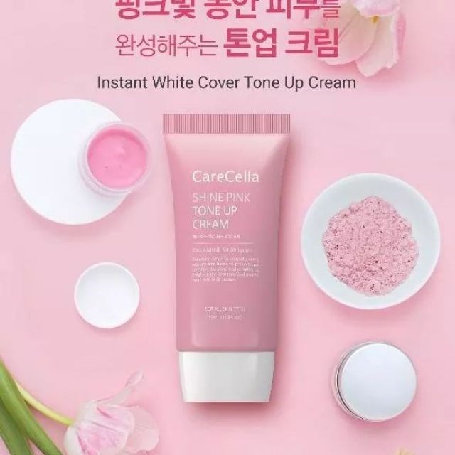  Chia sẻ:  0 Kem Nâng Tone Trắng Sáng CARECELLA SHINE Pink Tone Up Cream